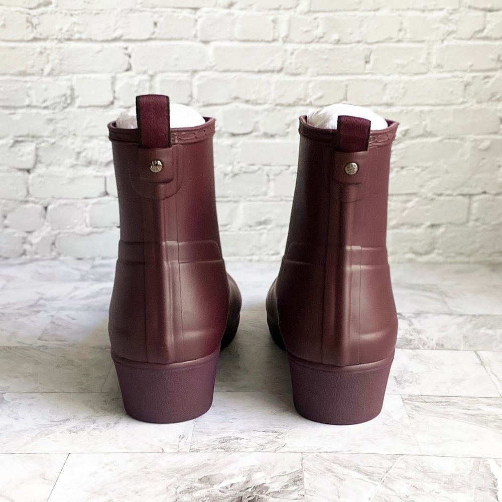 NEW Hunter Original Refined Chelsea Rain Booties - Picture 5 of 8